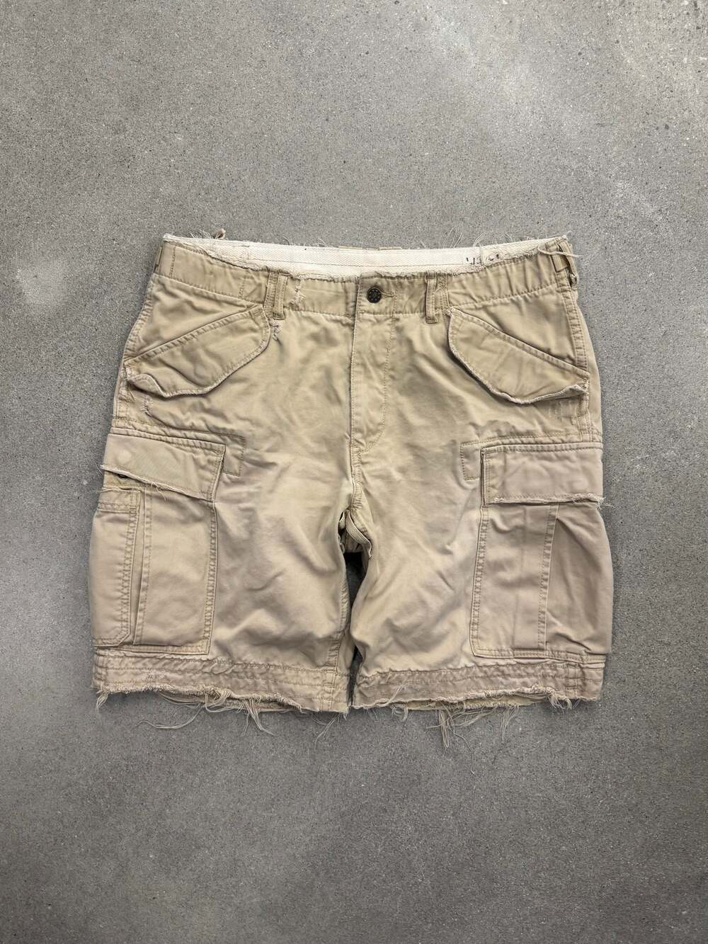 Vintage 90s Polo By Ralph Lauren Type-1 Military Cargo Shorts - 36”